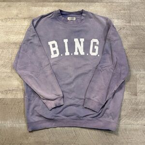 Anine Bing Lilac Hoodie